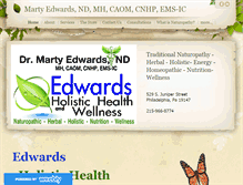 Tablet Screenshot of martyedwardsnd.com